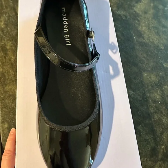 Madden Girl Black Mary Jane Flats - Picture 4 of 7